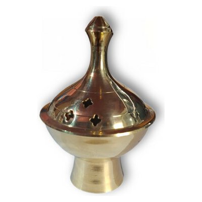 Kovová řecká kadidelnice – tradiční ruční práce – Hledejceny.cz