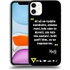 Pouzdro a kryt na mobilní telefon Apple Pouzdro Picasee ULTIMATE CASE MagSafe Apple iPhone 11 - Kazma - SVĚT PATŘÍ TĚM, CO SE NEPOSEROU