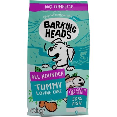 Barking Heads All Hounder Tummy Lovin' Care Fish 12 kg – Zbozi.Blesk.cz