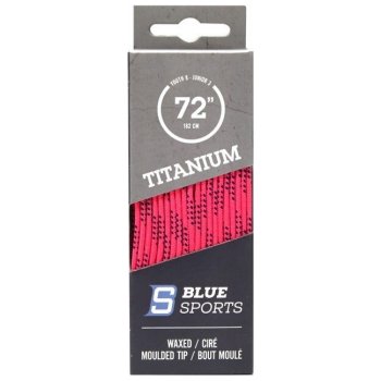 Blue Sports Titanium voskované tkaničky