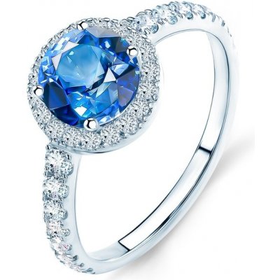 Savicki zásnubní prsten This is Love bílé zlato modrý safír diamanty TIL 2  NSZ B od 48 903 Kč - Heureka.cz