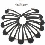 Černé kovové sponky do vlasů, 12 ks – Hledejceny.cz