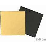 Pastry lepenková podložka zlatočerná 9x9cm – Zboží Dáma