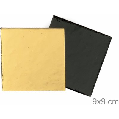Pastry lepenková podložka zlatočerná 9x9cm – Zboží Dáma