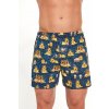 Boxerky, trenky, slipy, tanga Cornette bavlněné trenky classic s obrázky 001 127 navy