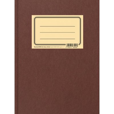 BOBO šitý poznámkový blok Retro A5 linkovaný – Zboží Živě