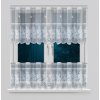 Záclona Dekorační vitrážová žakárová záclona RAMSES 50 bílá 300x50 cm (cena za spodní díl) MyBestHome