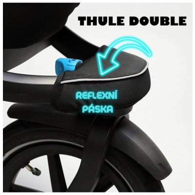 Thule Ochrana krytu předního kola Double Reflex Black – Zboží Dáma