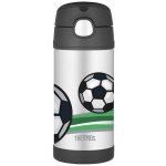 Thermos FUNtainer Dětská termoska s brčkem 355 ml - fotbal