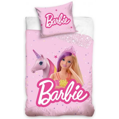 Greno povlečení Barbie Princezna a Jednorožec 140x200 70x90