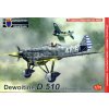 Sběratelský model Kovozávody Prostějov Dewoitine D.510 in Foreign Service 3x camo 1:72