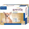 Veterinární přípravek Effitix Spot-on XS 1,5-4 kg 26,8 / 240 mg 4 x 0,44 ml