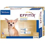 Effitix Spot-on XS 1,5-4 kg 26,8 / 240 mg 4 x 0,44 ml – Hledejceny.cz