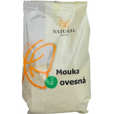 Natural Jihlava Mouka ovesná celozrnná 300 g – Zboží Mobilmania