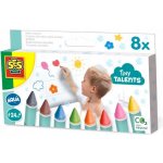 SES Creative Voskovky baby 8 barev do vany set 8ks do vody – Hledejceny.cz