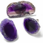 Nefertitis Achátová USB lampička fialová NF55058 - cca 3, 8~6 x 3 x 4 cm – Hledejceny.cz