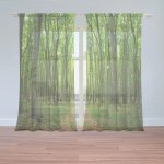 Sablio Záclony Cesta v lese: 2ks 150x250cm – Hledejceny.cz