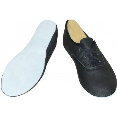 Miroslav Šoman Taneční cvičky šněrovací kůže - podešev kůže - černé – Zboží Dáma