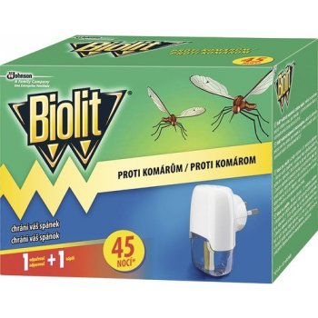 Biolit elektrický odpařovač s tekutou náplní proti komárům 45 nocí