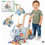Tooky Toy Chodítko a aktivity pult s nářadím 2v1 – Zboží Dáma