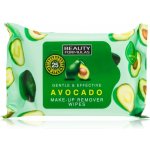 Beauty Formulas Avocado odličovací pleťové ubrousky s avokádovým olejem 25 ks – Hledejceny.cz