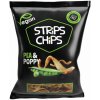 Chipsy Strips Chips Hrachové s mákem 80 g