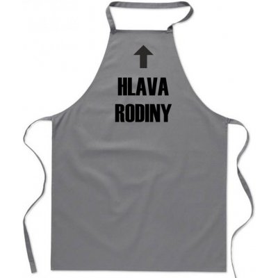 Povidlo.cz Zástěra Hlava rodiny Šedá – Hledejceny.cz