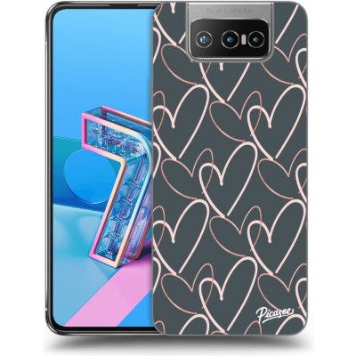 Pouzdro Picasee silikonové Asus Zenfone 7 ZS670KS - Lots of love čiré – Zboží Mobilmania