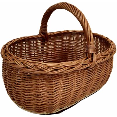 Home Koš proutěný nákupní lakovaný 1 – Zboží Mobilmania