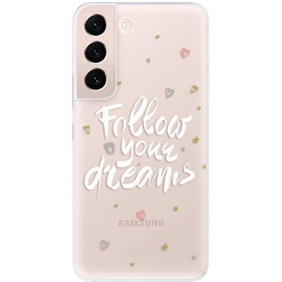 Pouzdro iSaprio - Follow Your Dreams - white Samsung Galaxy S22 5G – Zbozi.Blesk.cz