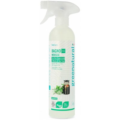 Greenatural Čistič na koupelny 2v1 máta a tea tree 500 ml – Hledejceny.cz