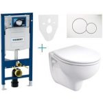 Geberit Duofix tlačítko Sigma01 alpská bílá WC Kolo Rekord + sedátko 111.300.00.5 EV1