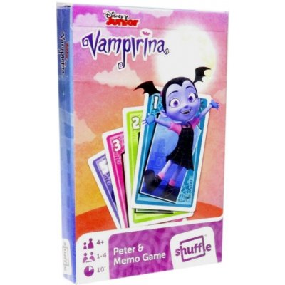 Dětské hrací karty 2 v 1 Černý Petr + Karetní pexeso Vampirina – Zboží Mobilmania