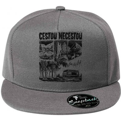 Kšiltovka Cestou necestou, V1, černý tisk 5P RAP, vtipné – Hledejceny.cz