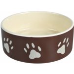 Trixie Miska keramická pes s béž.tlapkami 0,8 l 16 cm – Zbozi.Blesk.cz