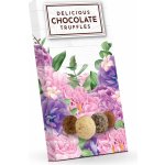 Selllot Výběr čokoládových truffles Růžovofialové květy 100 g – Zboží Dáma