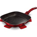 BerlingerHaus grilovací s mramorovým povrchem Metallic Line červená 28 cm – Hledejceny.cz