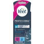 Veet Easy-Gel Obličej depilační voskové pásky pro citlivou pokožku 40 ks – Zboží Dáma