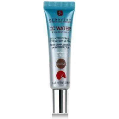 Erborian CC Water Fresh Complexion Gel Skin Perfector pečující cc krém pro svěží vzhled Chocolat 15 ml – Sleviste.cz