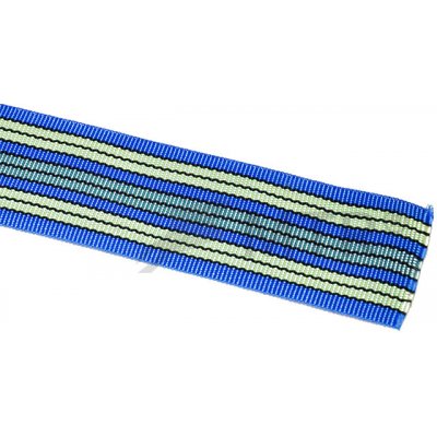 PP popruh na sáňky 60mm modro-žlutý (svazek (50m))