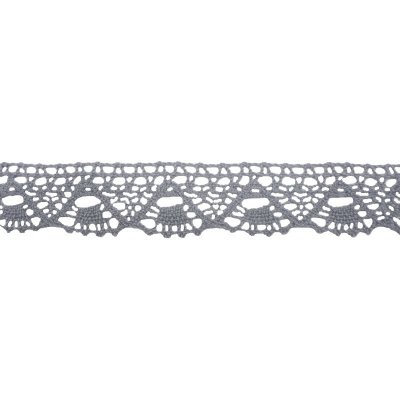 Bavlněná paličkovaná krajka 2023/30mm šedá/5m – Zboží Dáma