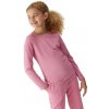 Dětské tričko 4F junior-LONGSLEEVE-JAW23TLONF141-54S růžová