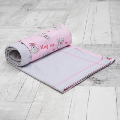 ESITO Letní dětská deka dvojitá Teddy bears růžová – Zboží Mobilmania