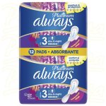 Always Platinum Day & Night velikost 3 Vložky S křidélky 12 ks – Hledejceny.cz
