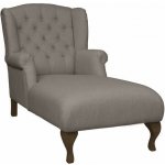 Solenzara Maya Chaise Longue Wing NC-7161 Látkové čelounění TC-180 / Smoked Brown Beech T560N – Zbozi.Blesk.cz