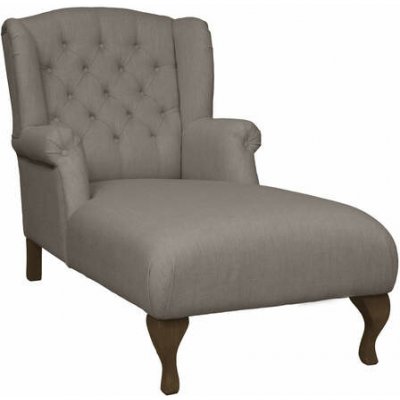 Solenzara Maya Chaise Longue Wing NC-7161 Látkové čelounění TC-180 / Smoked Brown Beech T560N – Zbozi.Blesk.cz