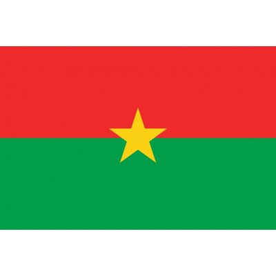 Burkina vlajka - 30 x 45 cm - tunel, karabina – Hledejceny.cz