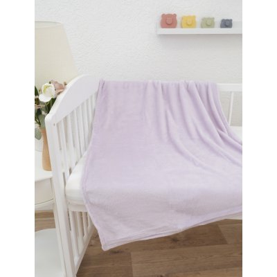 MKLuzkoviny.cz Dětská deka do postýlky mikroplyš Exclusive Laura lila – Sleviste.cz