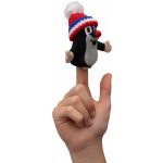 Moravská ústředna Brno maňásek prstový Krtek 10 cm kulich trikolora – Zboží Dáma
