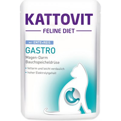 Kattovit Gastro kachna rýže 85 g – Zbozi.Blesk.cz
